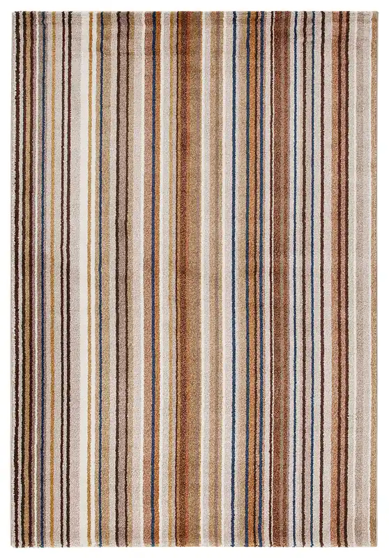 Tappeto Moderno Gioia H - Multicolore Beige - Antiscivolo | Ideale per Soggiorno, Camera da letto e Cameretta
