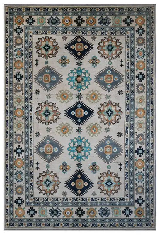 Tappeto Kazak Classico, Multicolore, fatto a mano, 304x195cm