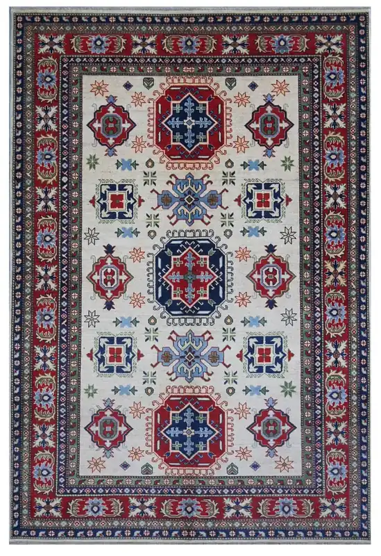 Classic Kazak carpet, Multi, handmade, 304x199cm