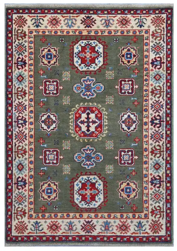 Classic Kazak carpet, Multi, handmade, 121x78cm