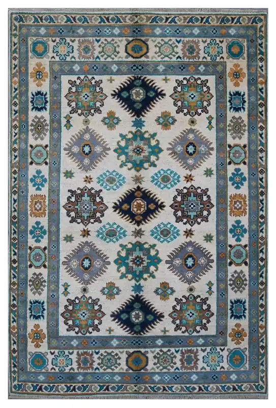 Tappeto Kazak Classico, Multicolore, fatto a mano, 182x119cm