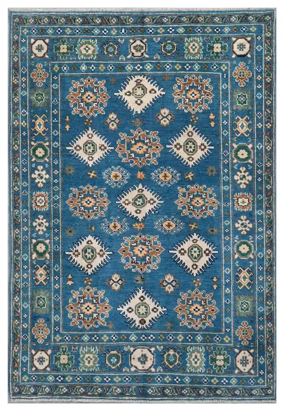 Tappeto Kazak Classico, Multicolore, fatto a mano, 180x120cm
