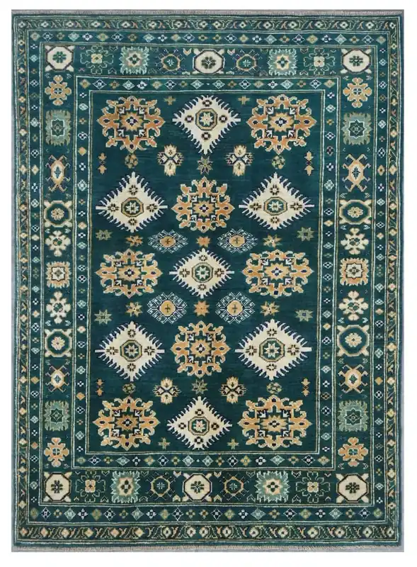 Tappeto Kazak Classico, Multicolore, fatto a mano, 174x123cm