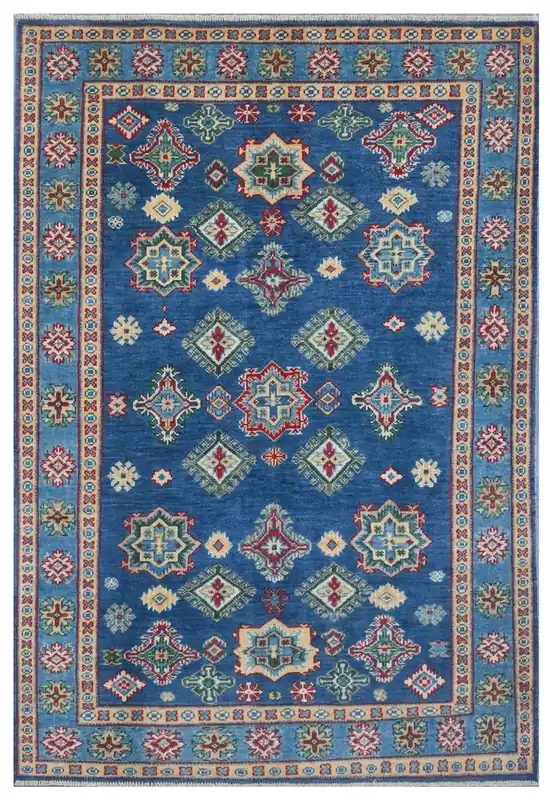 Tappeto Kazak Classico, Multicolore, fatto a mano, 174x117cm