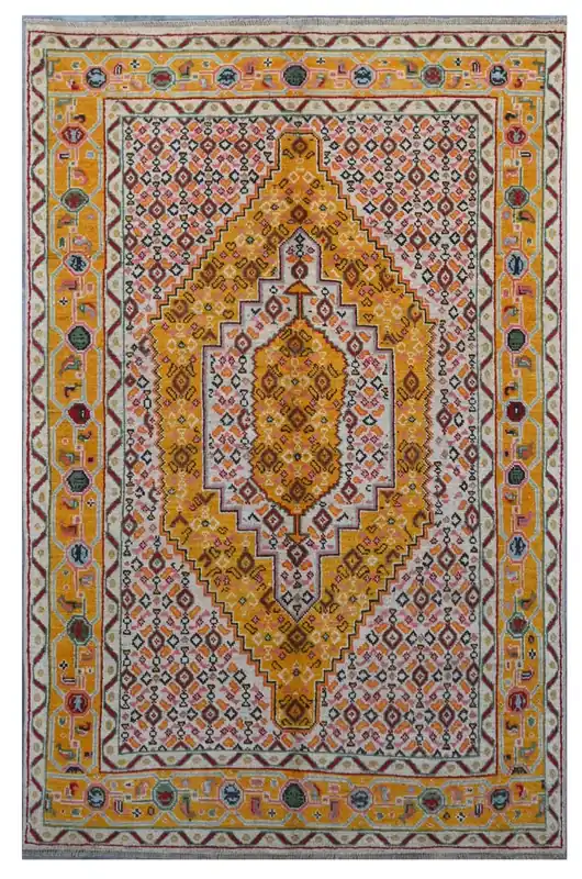 Tappeto Kazak Classico, Multicolore, fatto a mano, 189x119cm