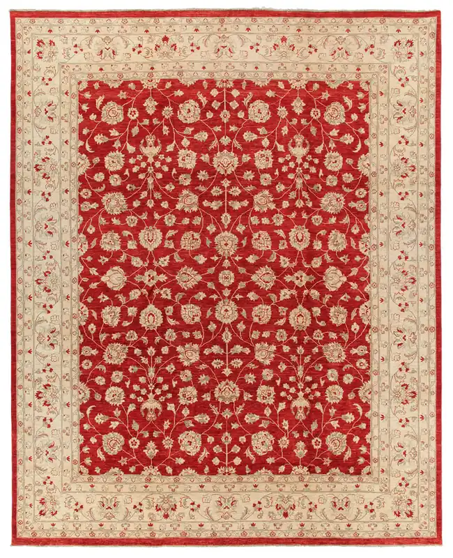 Ziegler wool carpet, handmade, 437x353cm