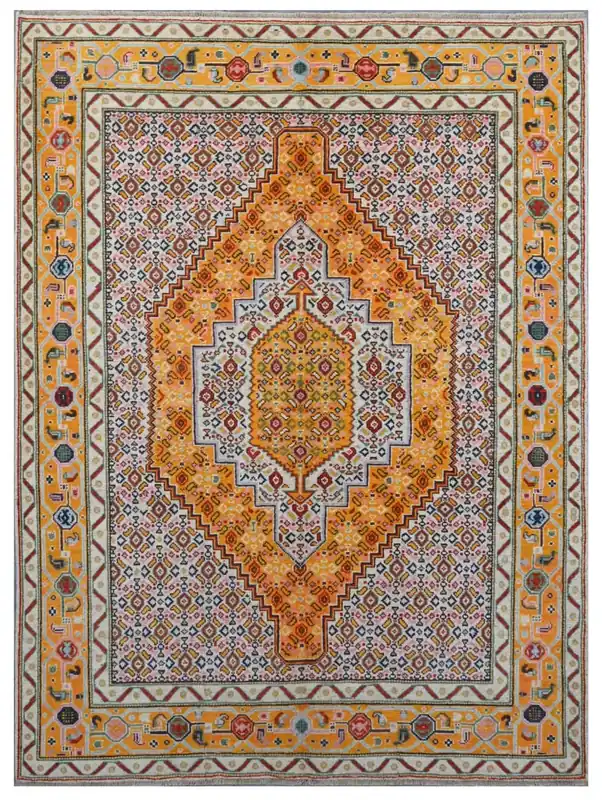 Classic Kazak carpet, Multi, handmade, 203x146cm