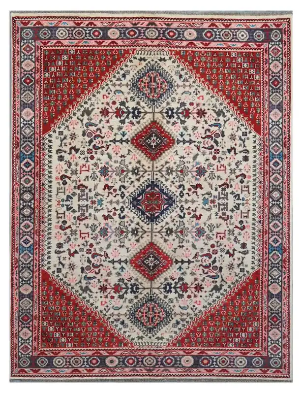 Tappeto Kazak Classico, Multicolore, fatto a mano, 191x144cm