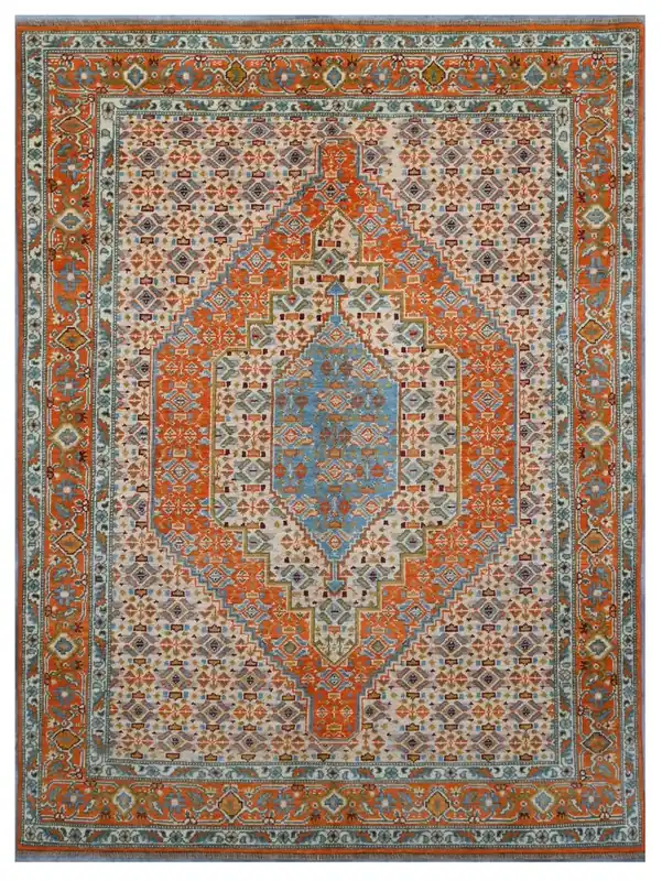 Classic Kazak carpet, Multi, handmade, 203x149cm