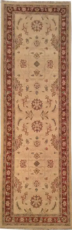 Tappeto Ziegler in Lana, fatto a mano, 254x80cm