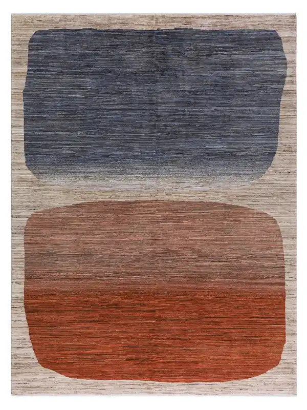 Tappeto moderno di design, fatto a mano, multicolore, 289x218cm