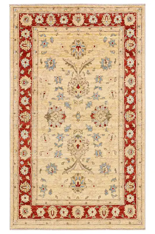 Ziegler wool carpet, handmade, 162x94cm