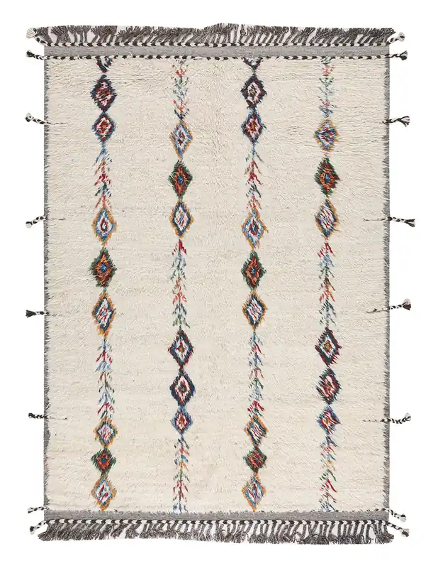 Tribal Berber carpet multi, handmade 238x174cm