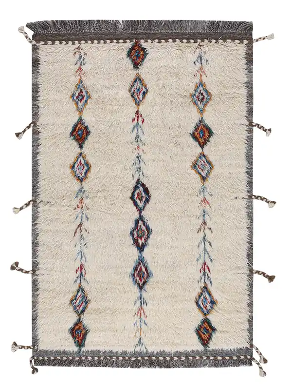 Tribal Berber carpet multi, handmade 179x120cm