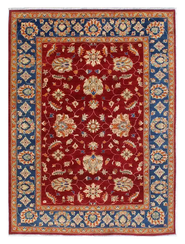 Ziegler wool carpet, handmade, 297x202cm