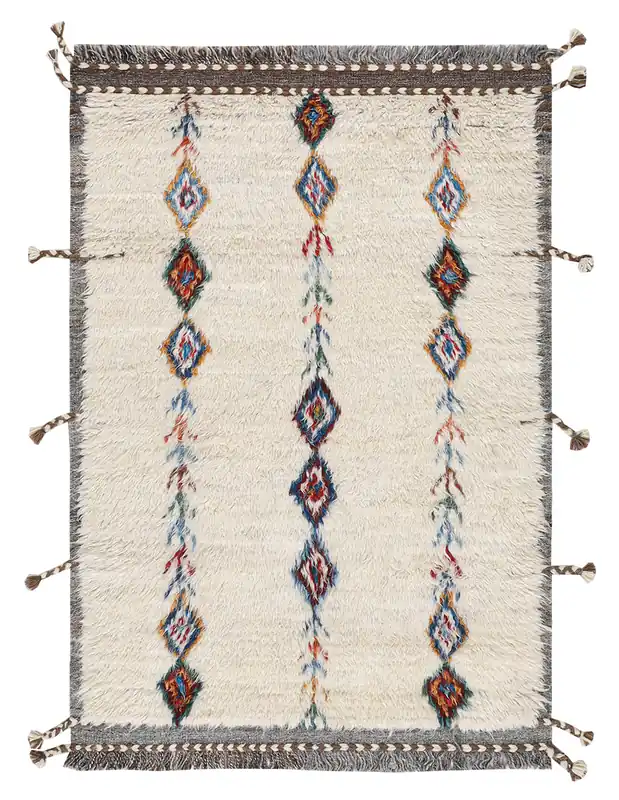 Tribal Berber carpet multi, handmade 177x124cm