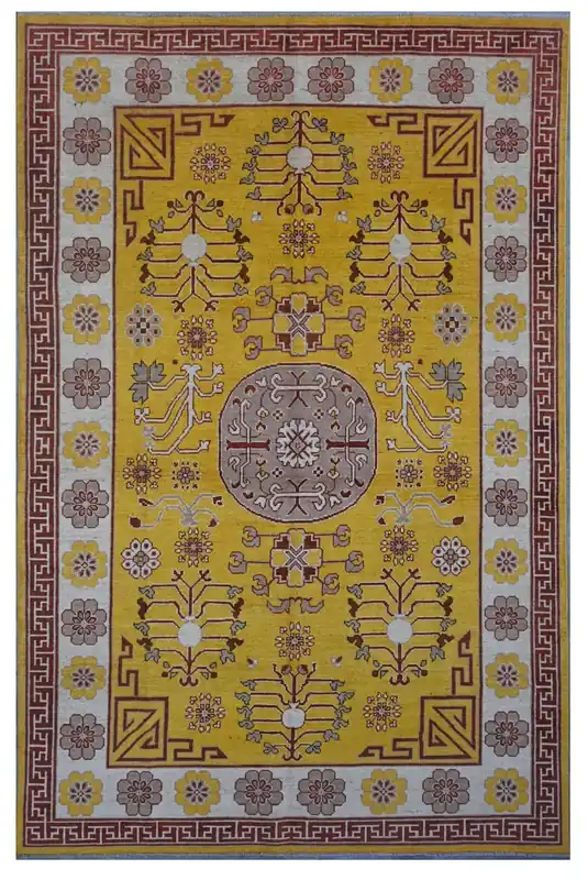 Classic Kazak carpet, Multi, handmade, 301x198cm