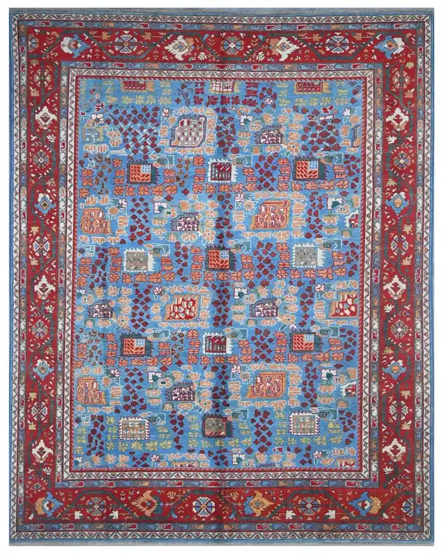 Classic Kazak carpet, Multi, handmade, 306x238cm