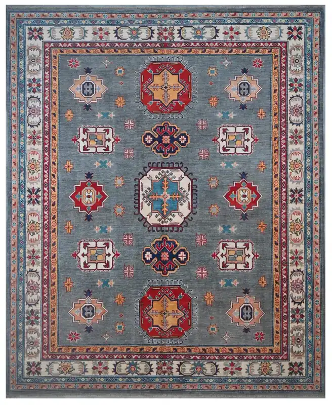 Classic Kazak carpet, Multi, handmade, 301x249cm