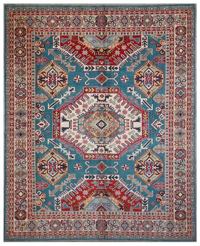 Classic Kazak carpet, Multi, handmade, 301x246cm