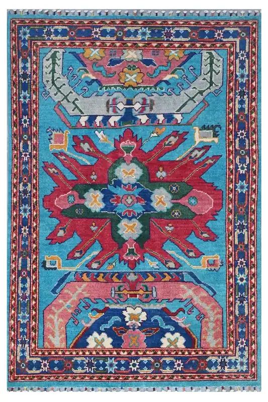 Classic Kazak carpet, Multi, handmade, 175x115cm
