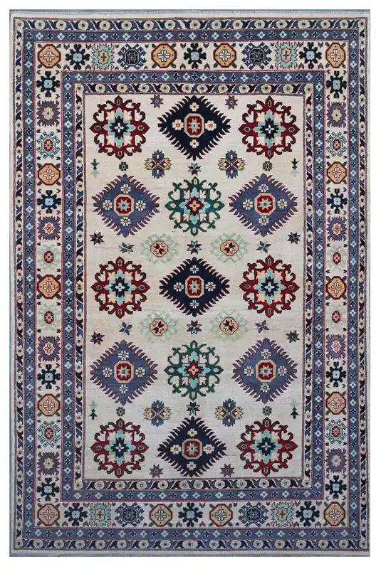 Classic Kazak carpet, Multi, handmade, 296x194cm
