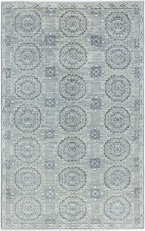 Tappeto Kazak Classico, Grigio, fatto a mano, 178x109cm