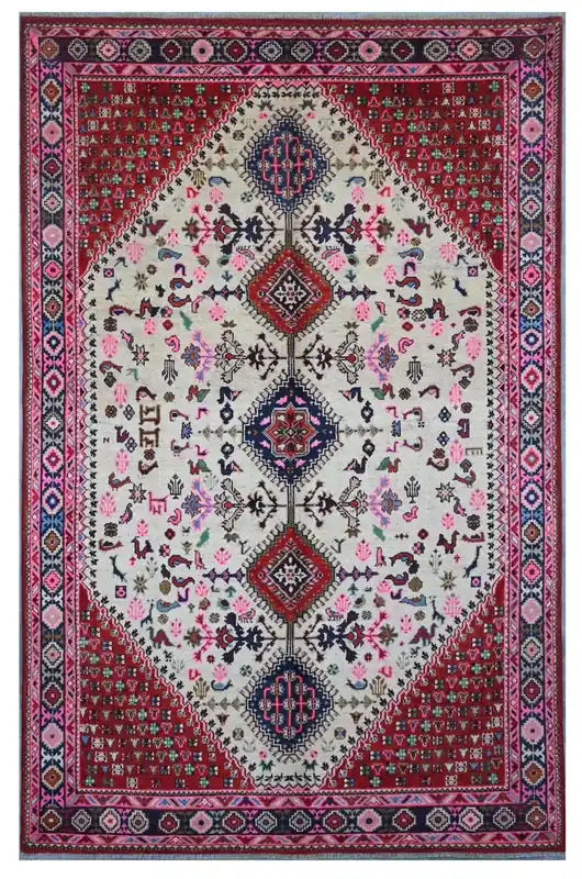 Tappeto Kazak Classico, Multicolore, fatto a mano, 270x168cm