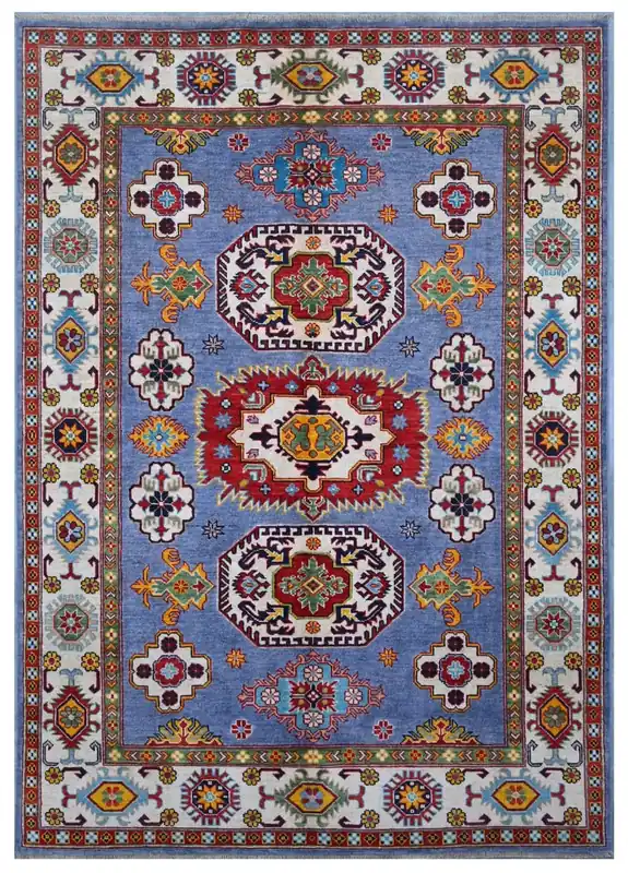 Tappeto Kazak Classico, Multicolore, fatto a mano, 250x175cm