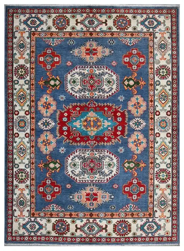 Tappeto Kazak Classico, Multicolore, fatto a mano, 240x170cm