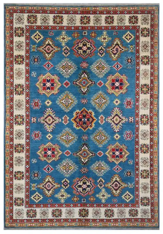 Classic Kazak carpet, Multi, handmade, 245x167cm