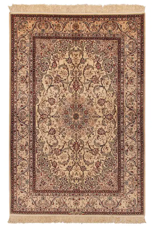 Persian Isfahan Silk & Wool Rug 230_156 cm