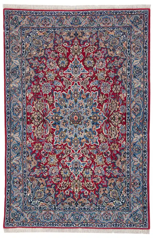 Persian Isfahan Silk & Wool Rug 159_106 cm
