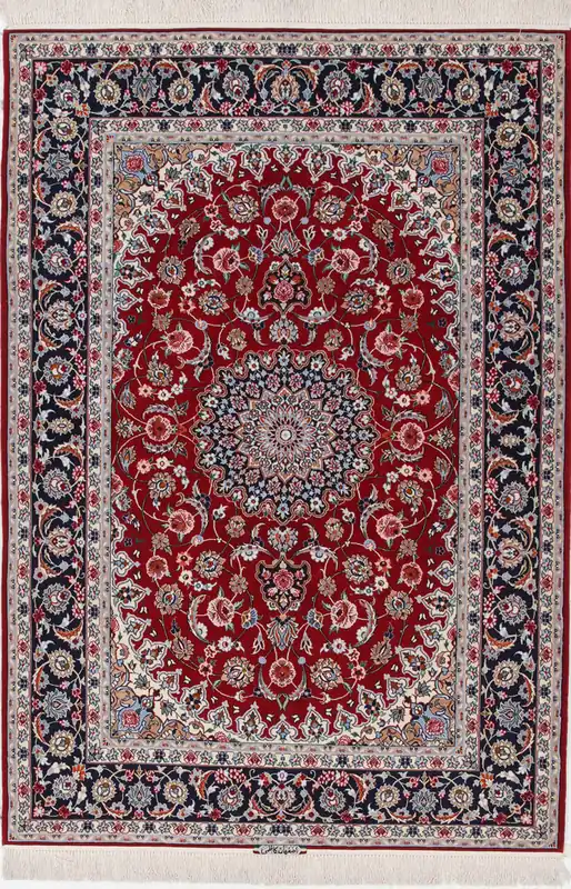 Tappeto Persiano ISFAHAN Seta/Lana 237x160cm