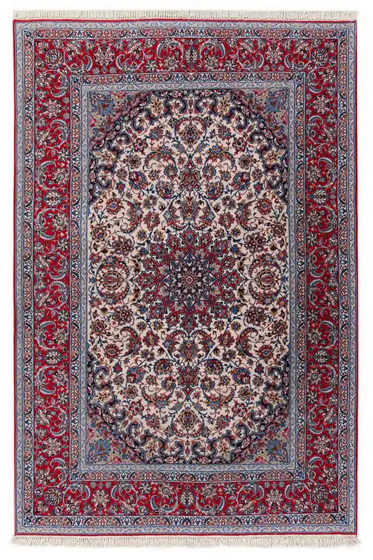 Persian Isfahan Silk & Wool Rug 240_160 cm
