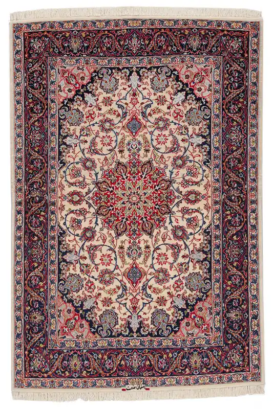 Persian Isfahan Silk & Wool Rug 167_112 cm
