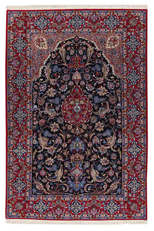 Persian Isfahan Silk & Wool Rug 230_152 cm