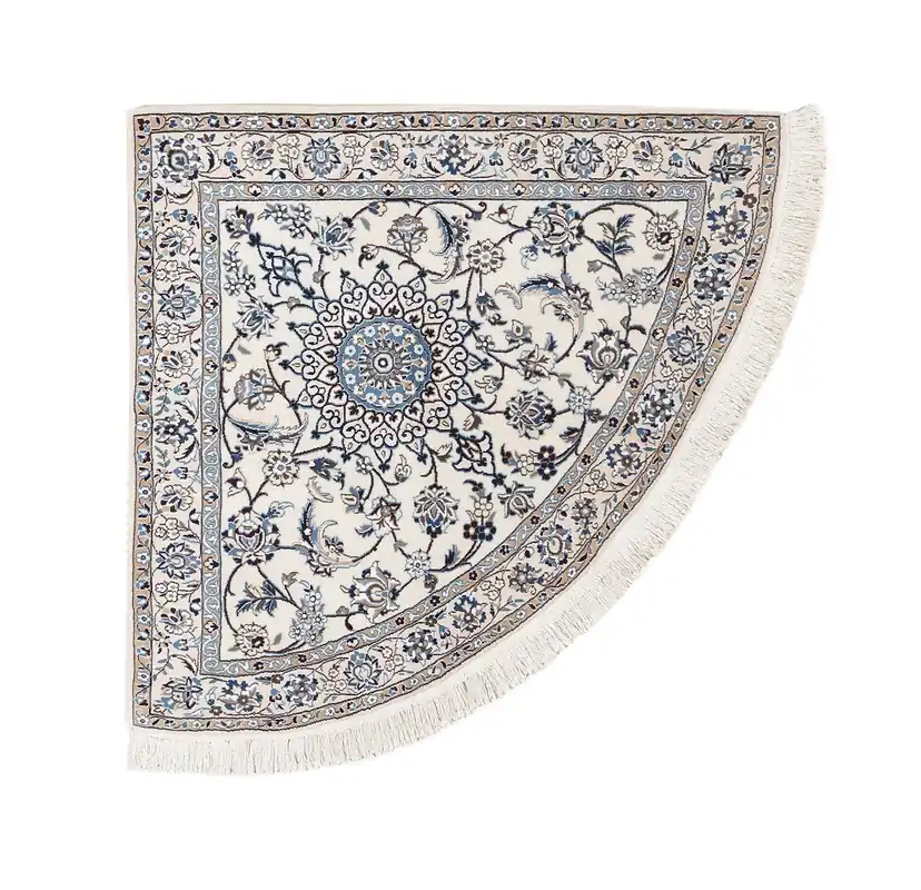 Tappeto Persiano angolare NAIN 9L fine 130x130cm
