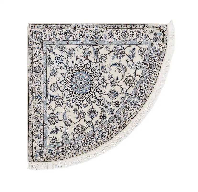 Tappeto Persiano angolare NAIN 9L fine 115x115cm