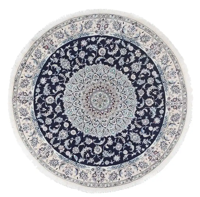 Fine Persian Nain Rug 9La 198_198 cm