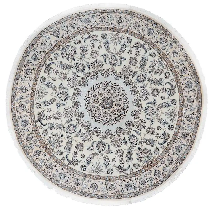 Fine Persian Nain Rug 9La 205_205 cm