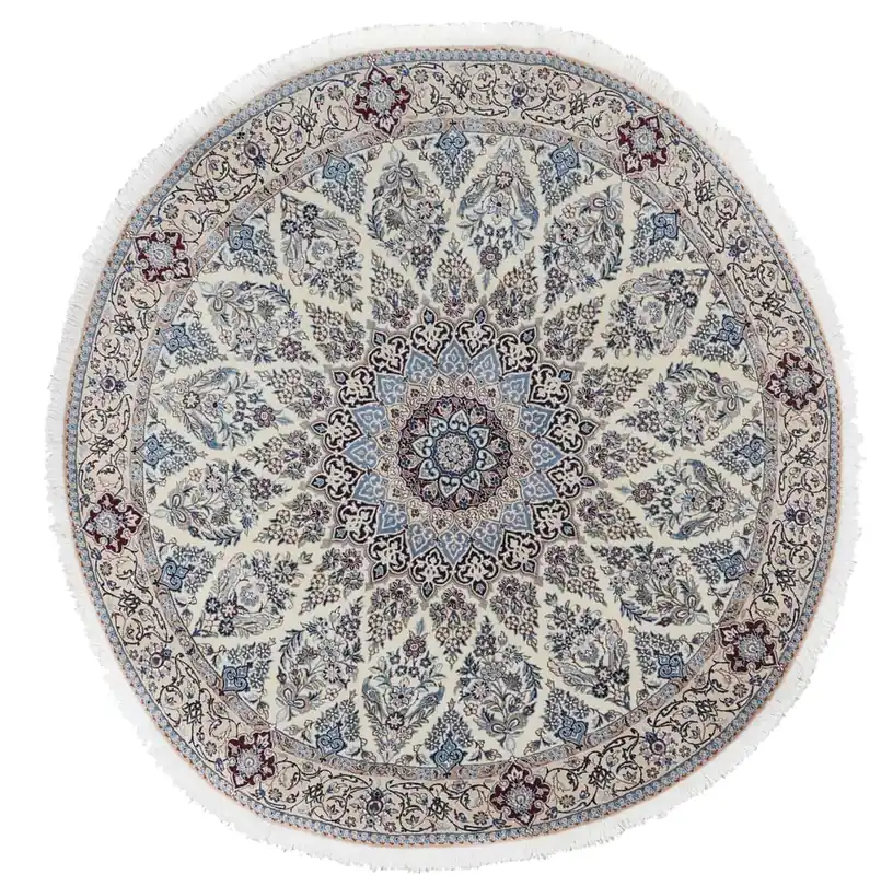 Fine Persian Nain Rug 9La 200_200 cm