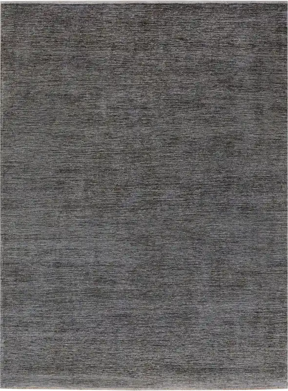 Tappeto Afghan grigio scuro, fatto a mano 260x198 cm