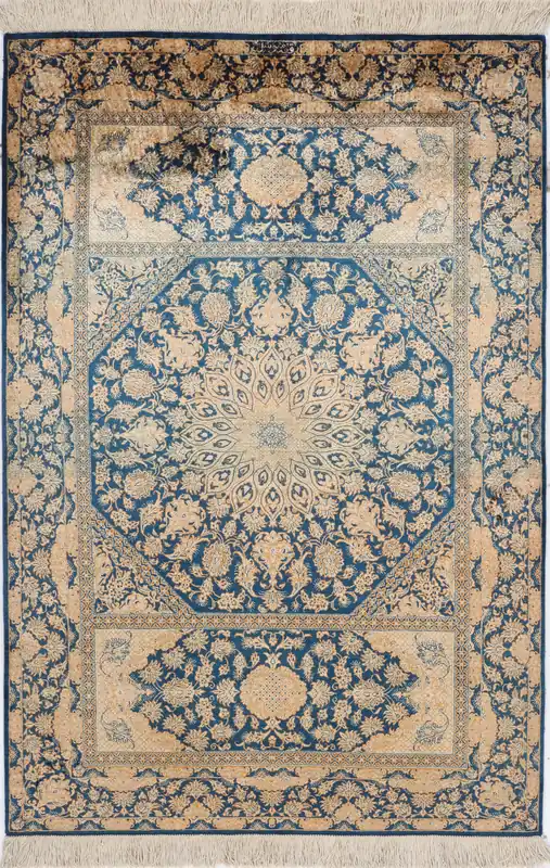 Tappeto Persiano QUM in seta 148x100cm