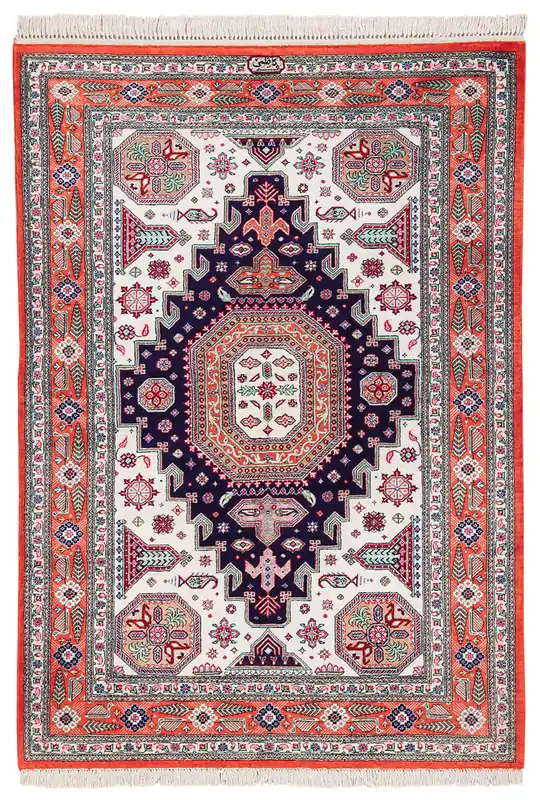 Tappeto Persiano QUM in seta 115x80cm