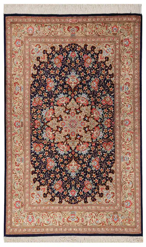 Tappeto Persiano QUM in seta 155x97cm