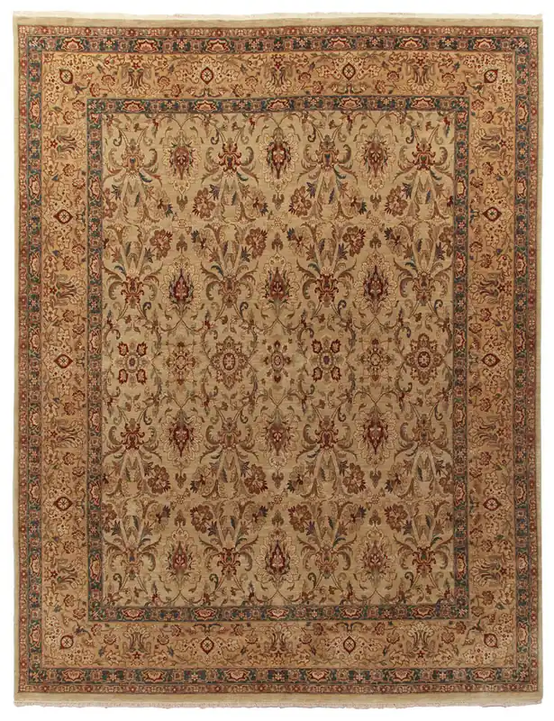 Tappeto orientale classico in lana fine, fatto a mano 294x244cm