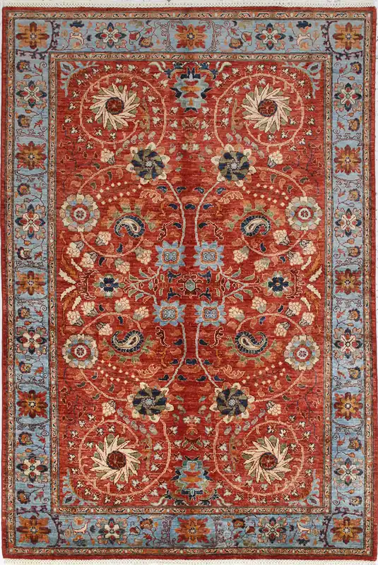 Tappeto Ziegler Decorativo floreale, fatto a mano 242x166cm