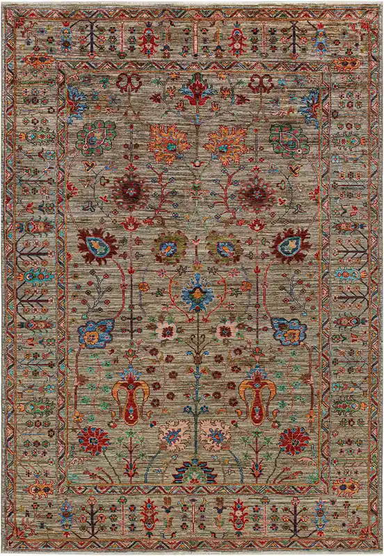 Tappeto Ziegler Decorativo floreale, fatto a mano 249x172cm