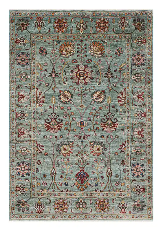 Tappeto Ziegler Decorativo floreale, fatto a mano 242x168cm